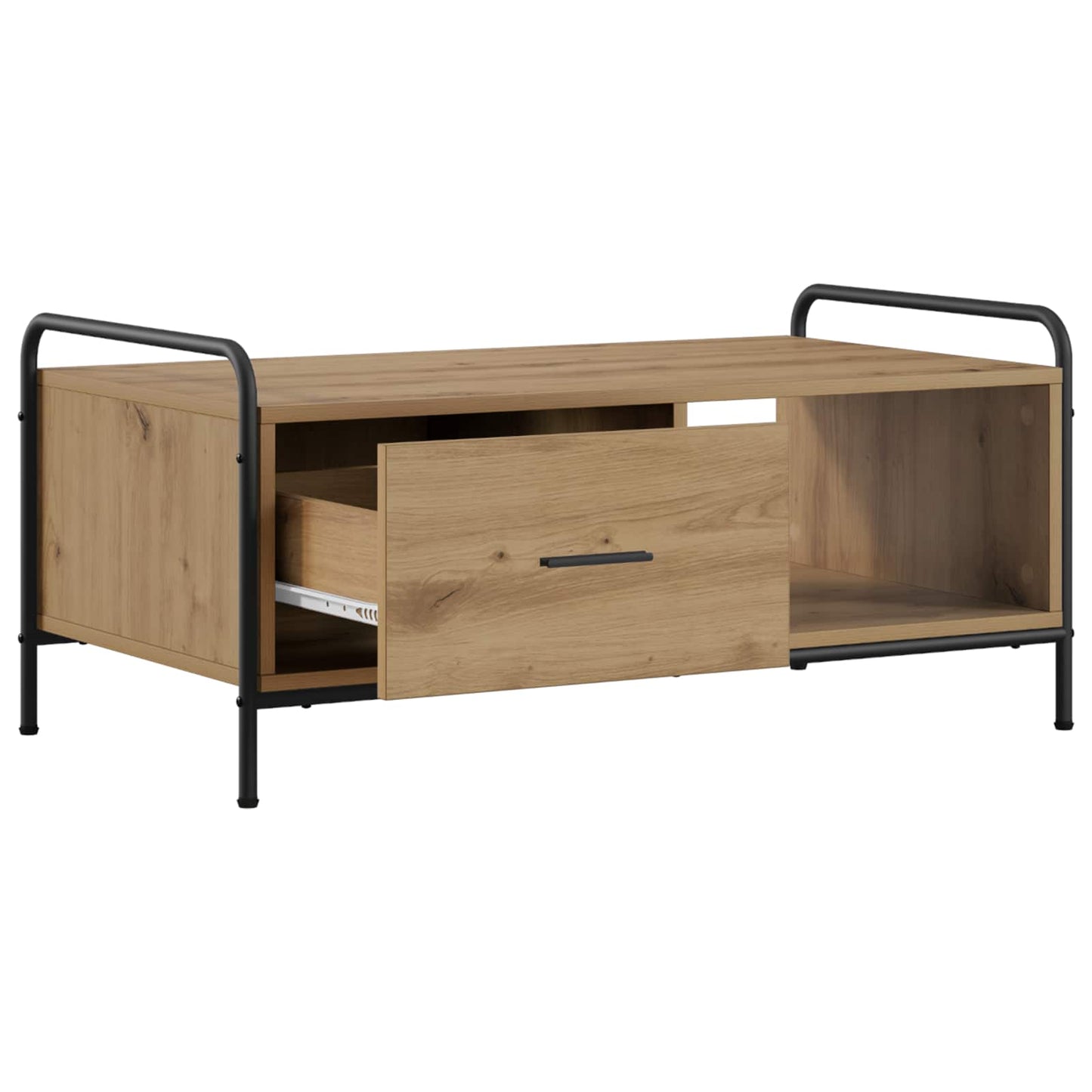 vidaXL Coffee Table Artisan Oak 90 x 49 x 41 cm Engineered Wood