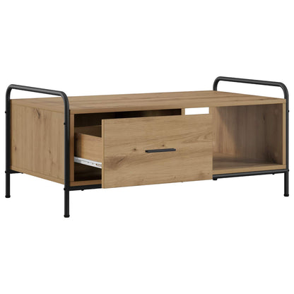 vidaXL Coffee Table Artisan Oak 90 x 49 x 41 cm Engineered Wood