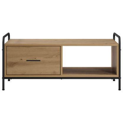 vidaXL Coffee Table Artisan Oak 90 x 49 x 41 cm Engineered Wood