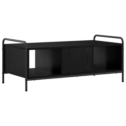 vidaXL Coffee Table Black Oak 99.5 x 49 x 41 cm Engineered Wood