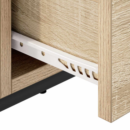 vidaXL Coffee Table Sonoma Oak 99.5 x 49 x 41 cm Engineered Wood