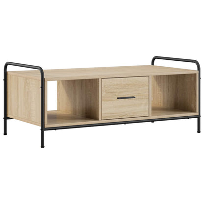 vidaXL Coffee Table Sonoma Oak 99.5 x 49 x 41 cm Engineered Wood