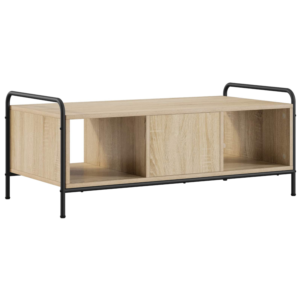 vidaXL Coffee Table Sonoma Oak 99.5 x 49 x 41 cm Engineered Wood