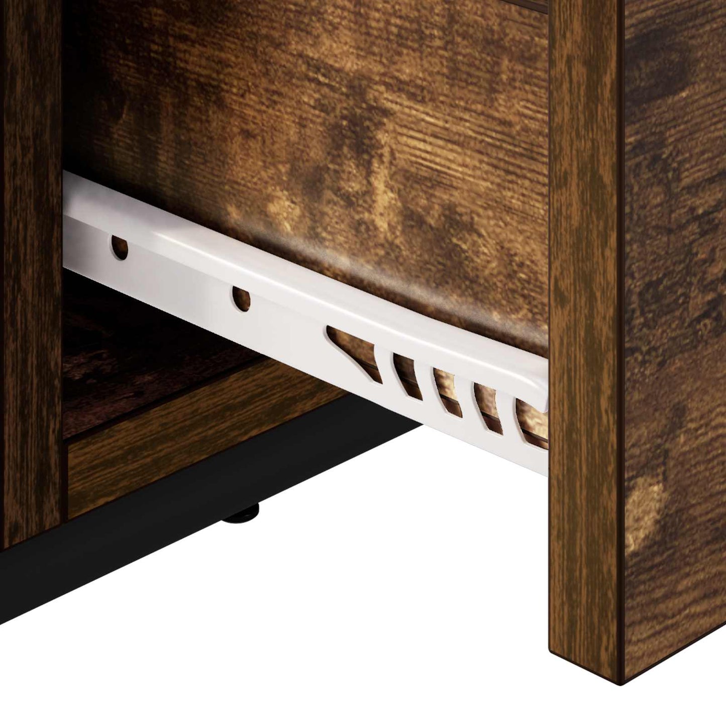 vidaXL Coffee Table Smoked Oak 99.5 x 49 x 41 cm Engineered Wood