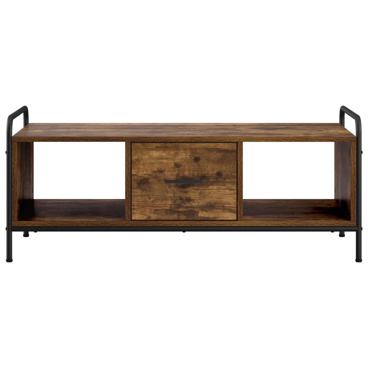 vidaXL Coffee Table Smoked Oak 99.5 x 49 x 41 cm Engineered Wood