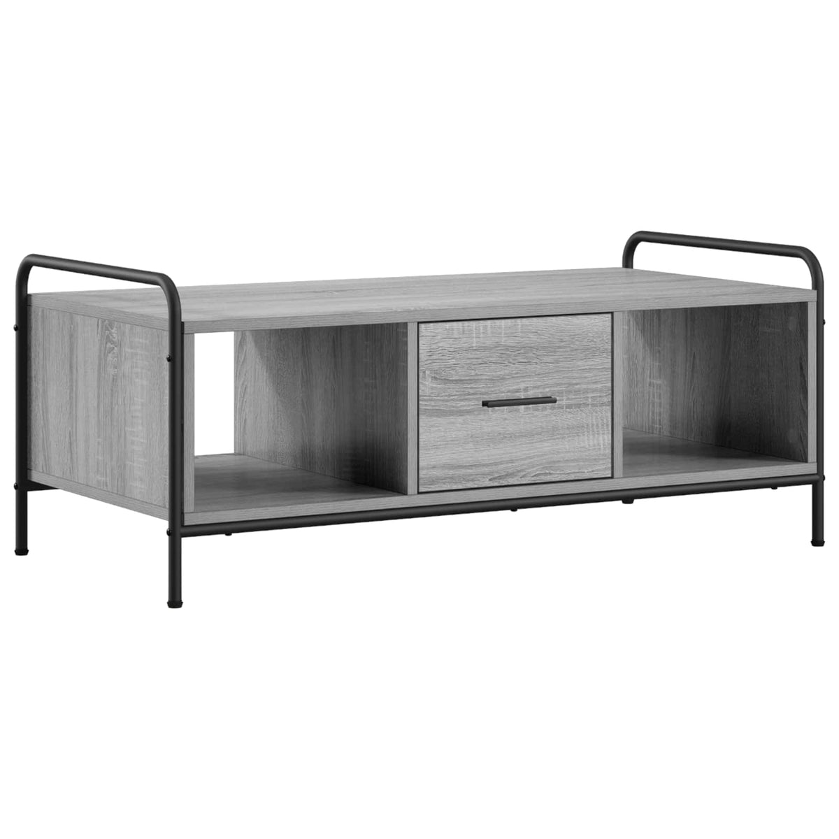 vidaXL Coffee Table Grey Sonoma 99.5 x 49 x 41 cm Engineered Wood