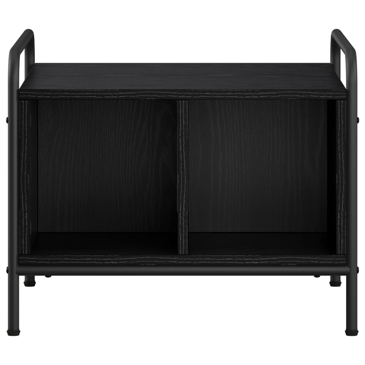 vidaXL Coffee Table Black Oak 50 x 49 x 41 cm Engineered Wood