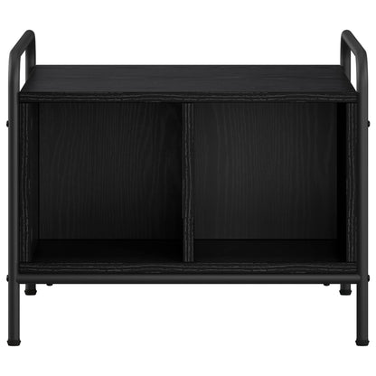 vidaXL Coffee Table Black Oak 50 x 49 x 41 cm Engineered Wood