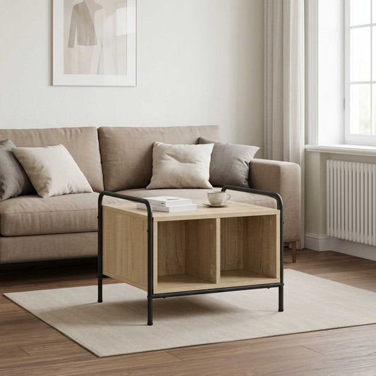 vidaXL Coffee Table Sonoma Oak 50 x 49 x 41 cm Engineered Wood