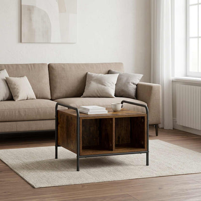 vidaXL Coffee Table Smoked Oak 50 x 49 x 41 cm Engineered Wood