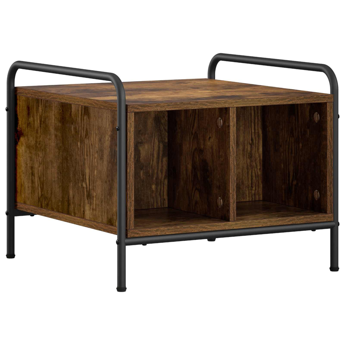 vidaXL Coffee Table Smoked Oak 50 x 49 x 41 cm Engineered Wood