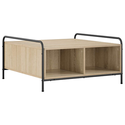 vidaXL Coffee Table Sonoma Oak 80 x 80 x 41 cm Engineered Wood