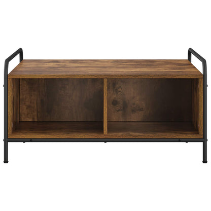 vidaXL Coffee Table Smoked Oak 80 x 80 x 41 cm Engineered Wood