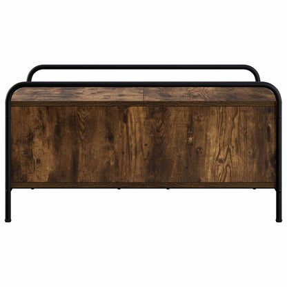 vidaXL Coffee Table Smoked Oak 80 x 80 x 41 cm Engineered Wood