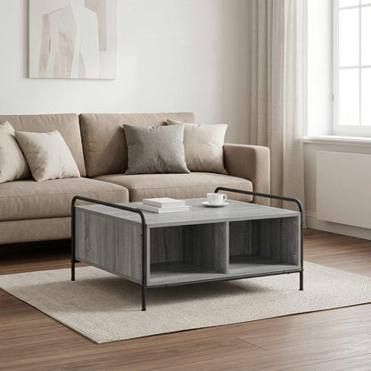 vidaXL Coffee Table Grey Sonoma 80 x 80 x 41 cm Engineered Wood