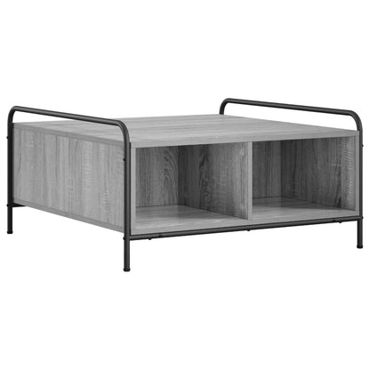 vidaXL Coffee Table Grey Sonoma 80 x 80 x 41 cm Engineered Wood