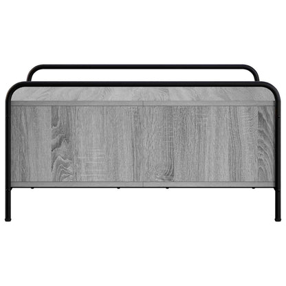 vidaXL Coffee Table Grey Sonoma 80 x 80 x 41 cm Engineered Wood