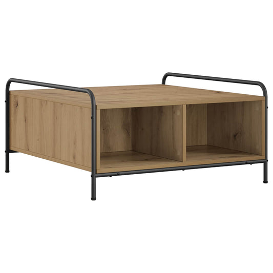 vidaXL Coffee Table Artisan Oak 80 x 80 x 41 cm Engineered Wood