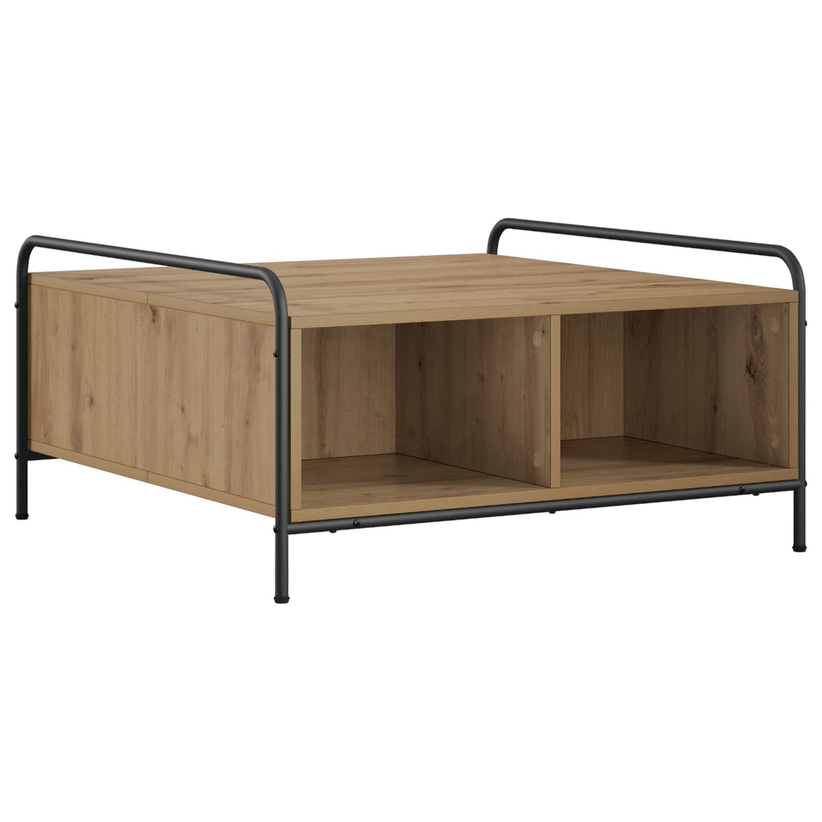 vidaXL Coffee Table Artisan Oak 80 x 80 x 41 cm Engineered Wood