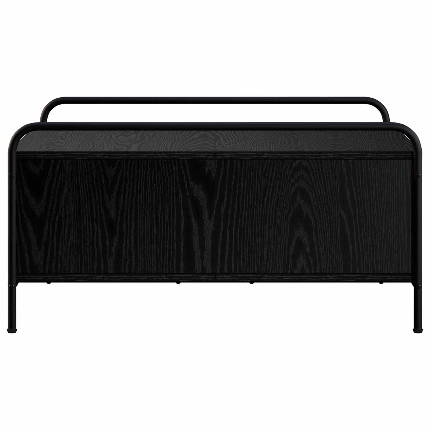 vidaXL Coffee Table Black Oak 90 x 90 x 41 cm Engineered Wood