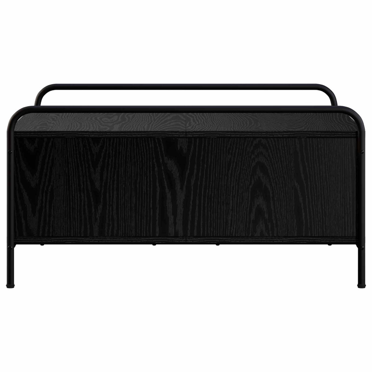vidaXL Coffee Table Black Oak 90 x 90 x 41 cm Engineered Wood