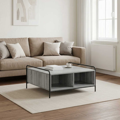 vidaXL Coffee Table Grey Sonoma 90 x 90 x 41 cm Engineered Wood