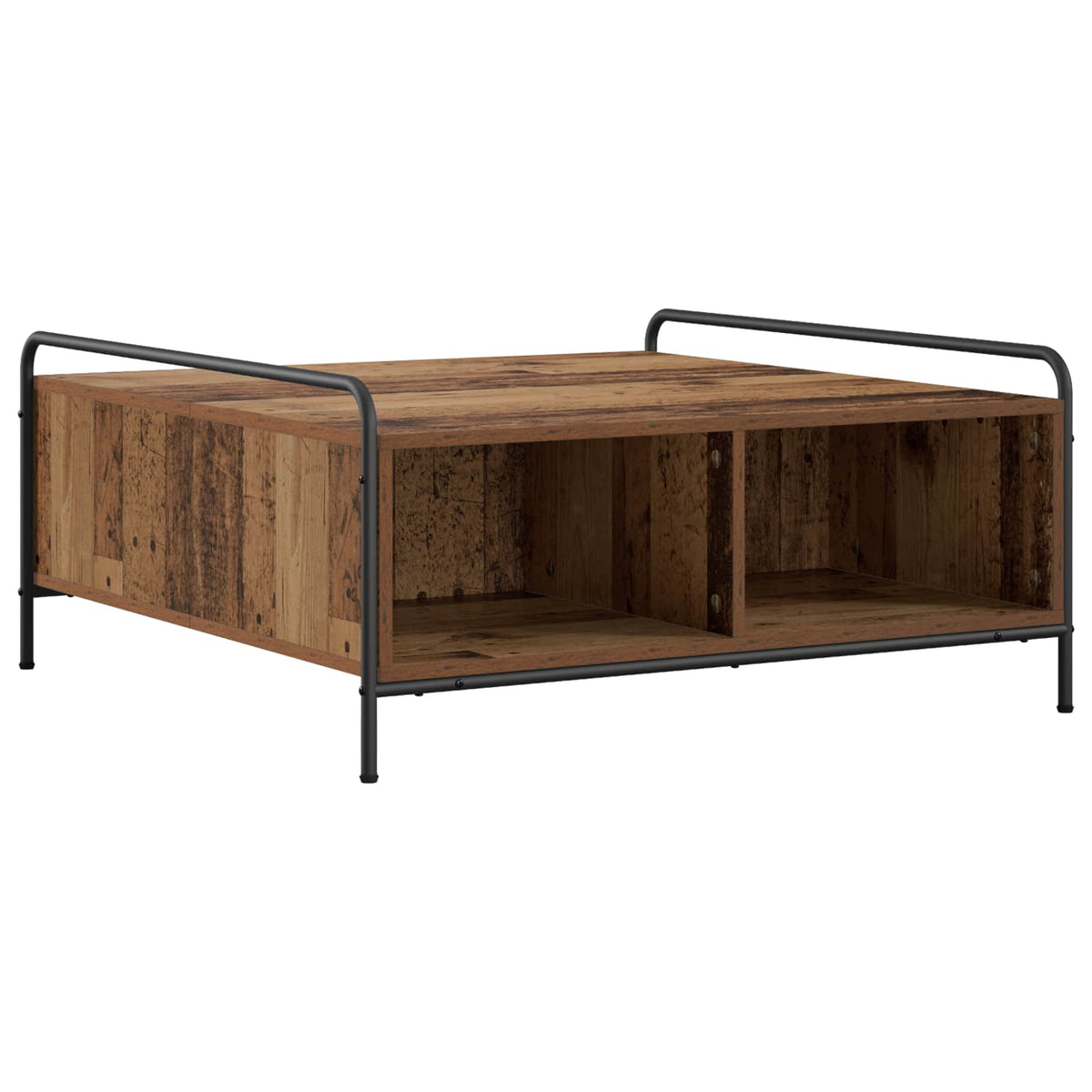 vidaXL Coffee Table Old Wood 90 x 90 x 41 cm Engineered Wood