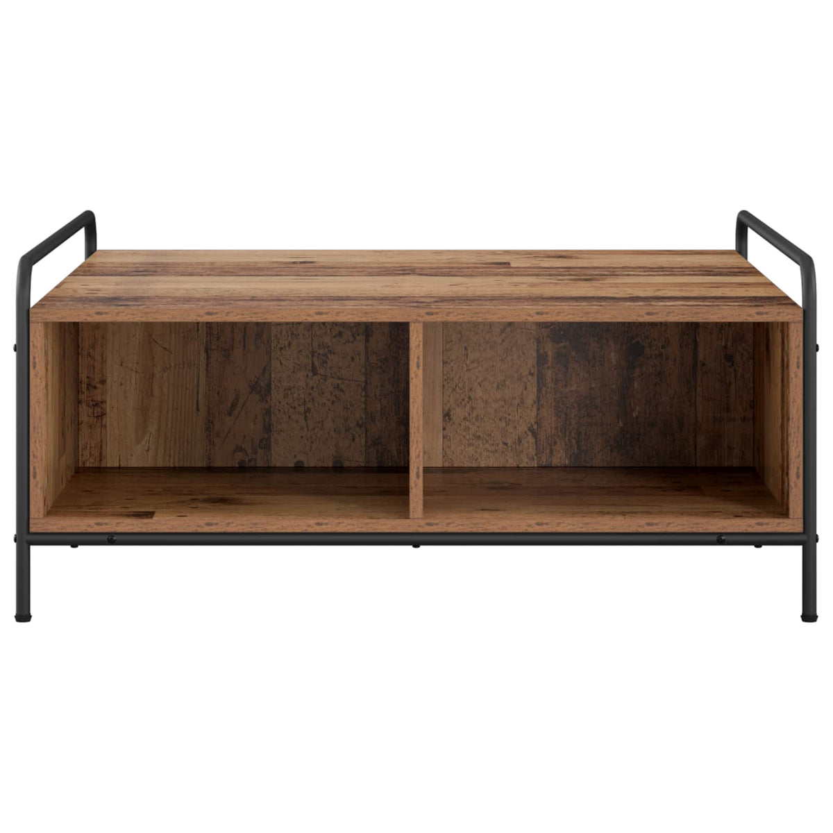 vidaXL Coffee Table Old Wood 90 x 90 x 41 cm Engineered Wood