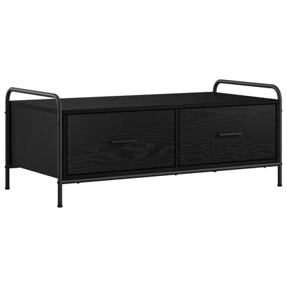 vidaXL Coffee Table Black Oak 99.5 x 49 x 41 cm Engineered Wood
