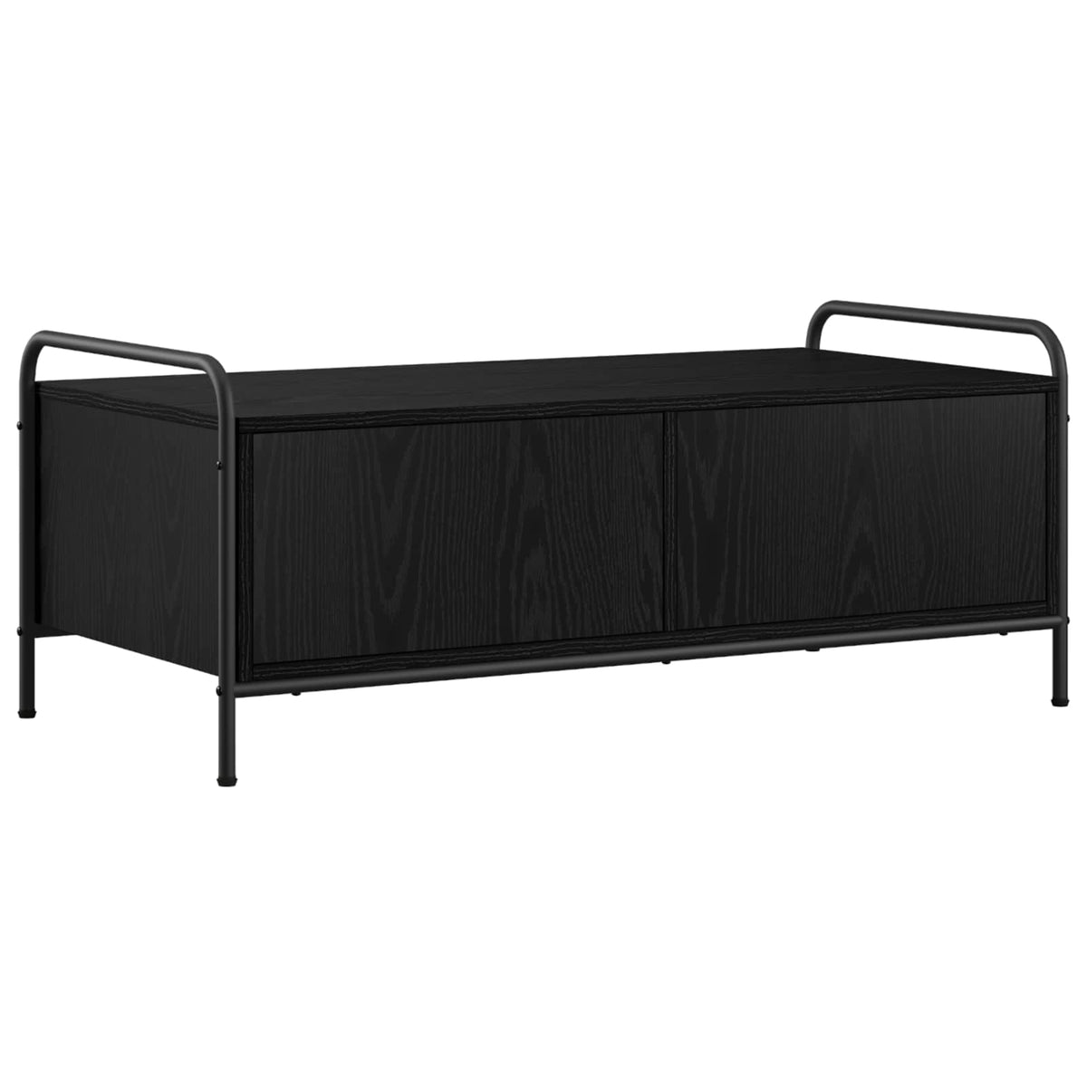vidaXL Coffee Table Black Oak 99.5 x 49 x 41 cm Engineered Wood