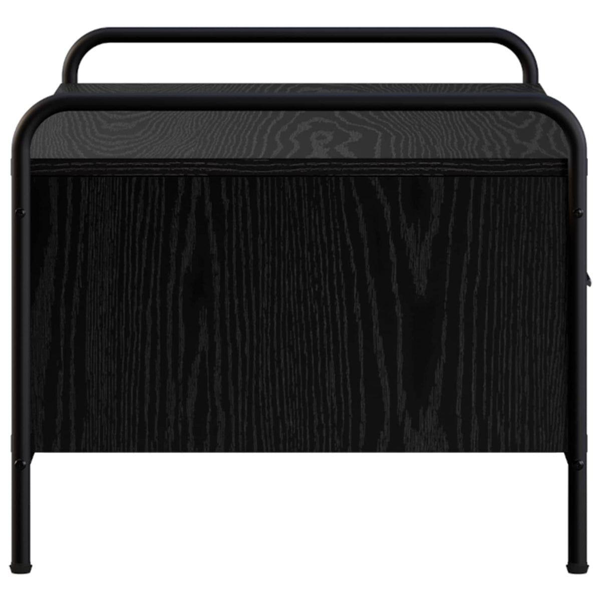 vidaXL Coffee Table Black Oak 99.5 x 49 x 41 cm Engineered Wood