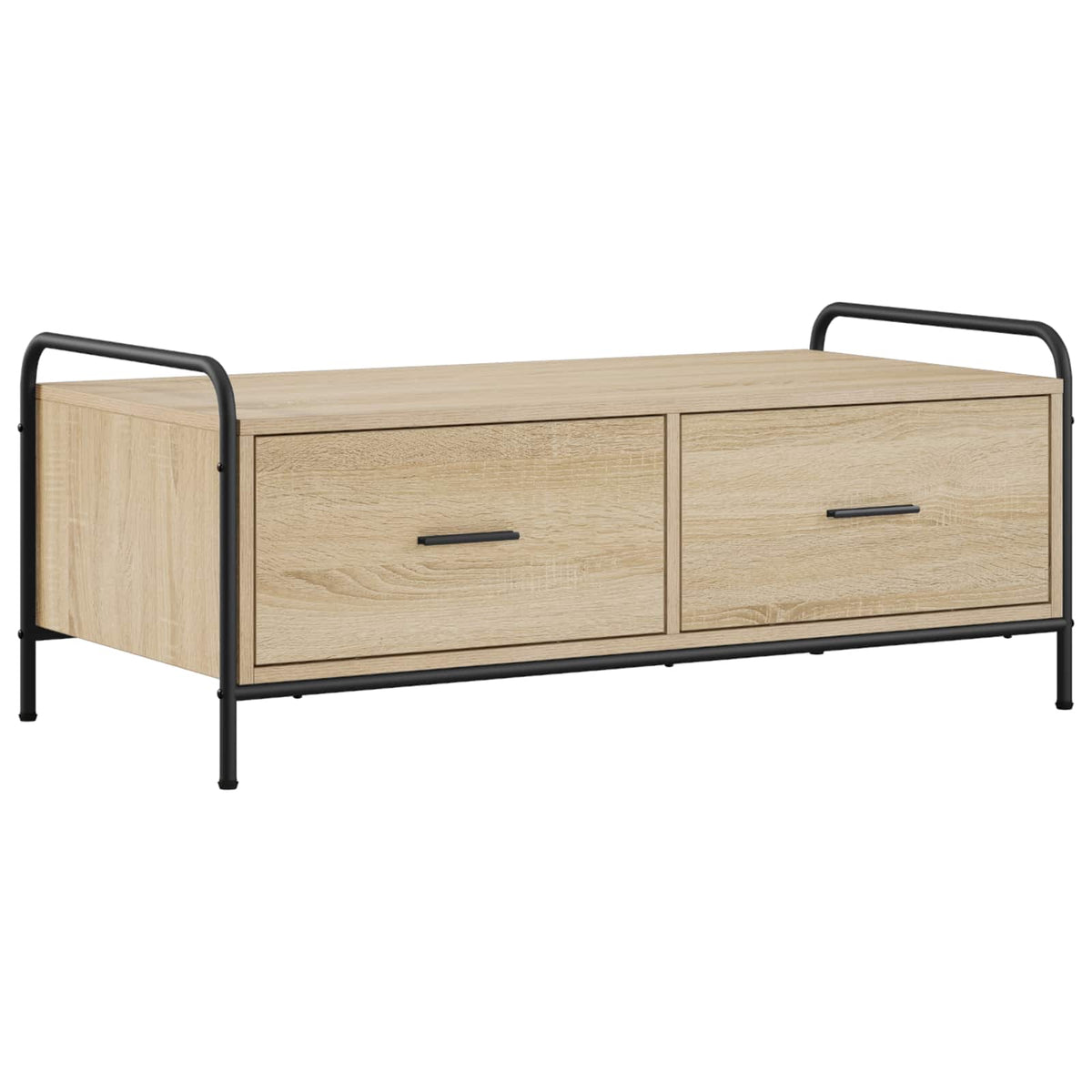 vidaXL Coffee Table Sonoma Oak 99.5 x 49 x 41 cm Engineered Wood
