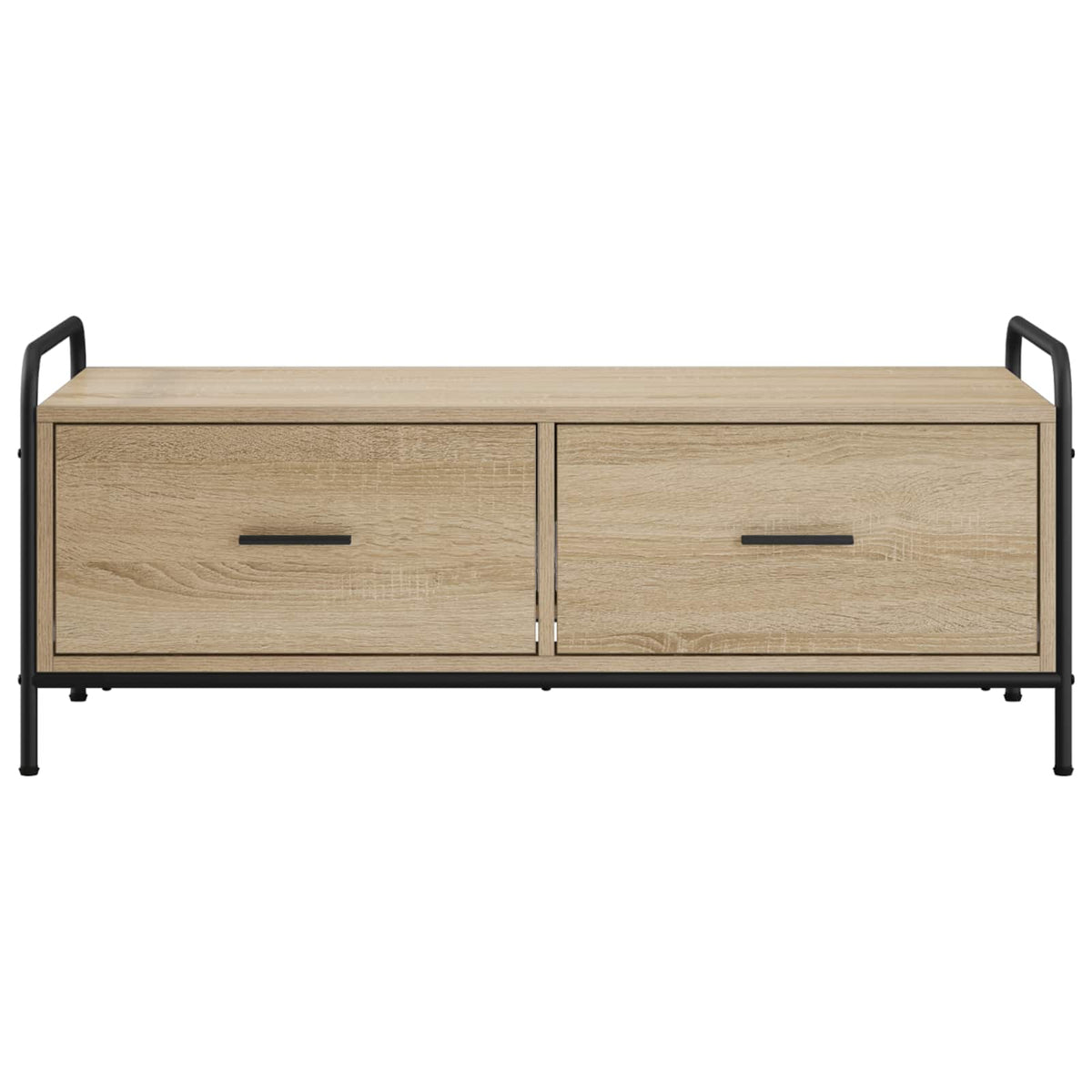 vidaXL Coffee Table Sonoma Oak 99.5 x 49 x 41 cm Engineered Wood