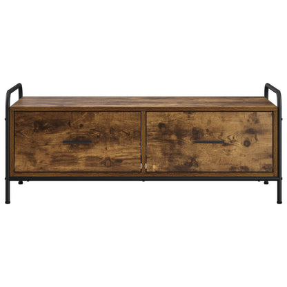 vidaXL Coffee Table Smoked Oak 99.5 x 49 x 41 cm Engineered Wood