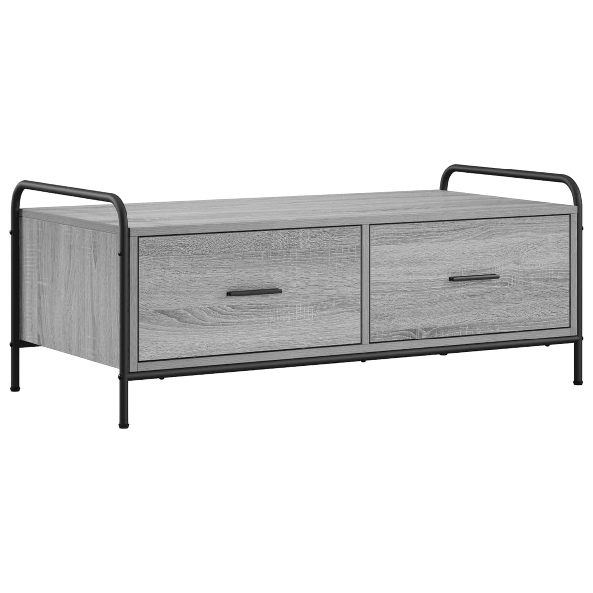 vidaXL Coffee Table Grey Sonoma 99.5 x 49 x 41 cm Engineered Wood