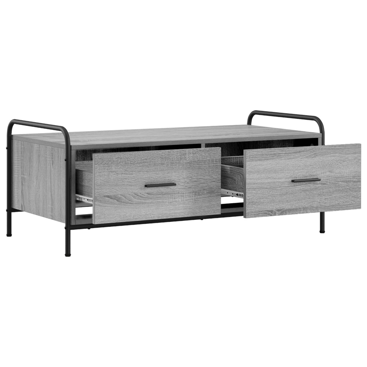 vidaXL Coffee Table Grey Sonoma 99.5 x 49 x 41 cm Engineered Wood