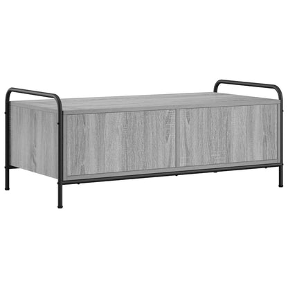 vidaXL Coffee Table Grey Sonoma 99.5 x 49 x 41 cm Engineered Wood
