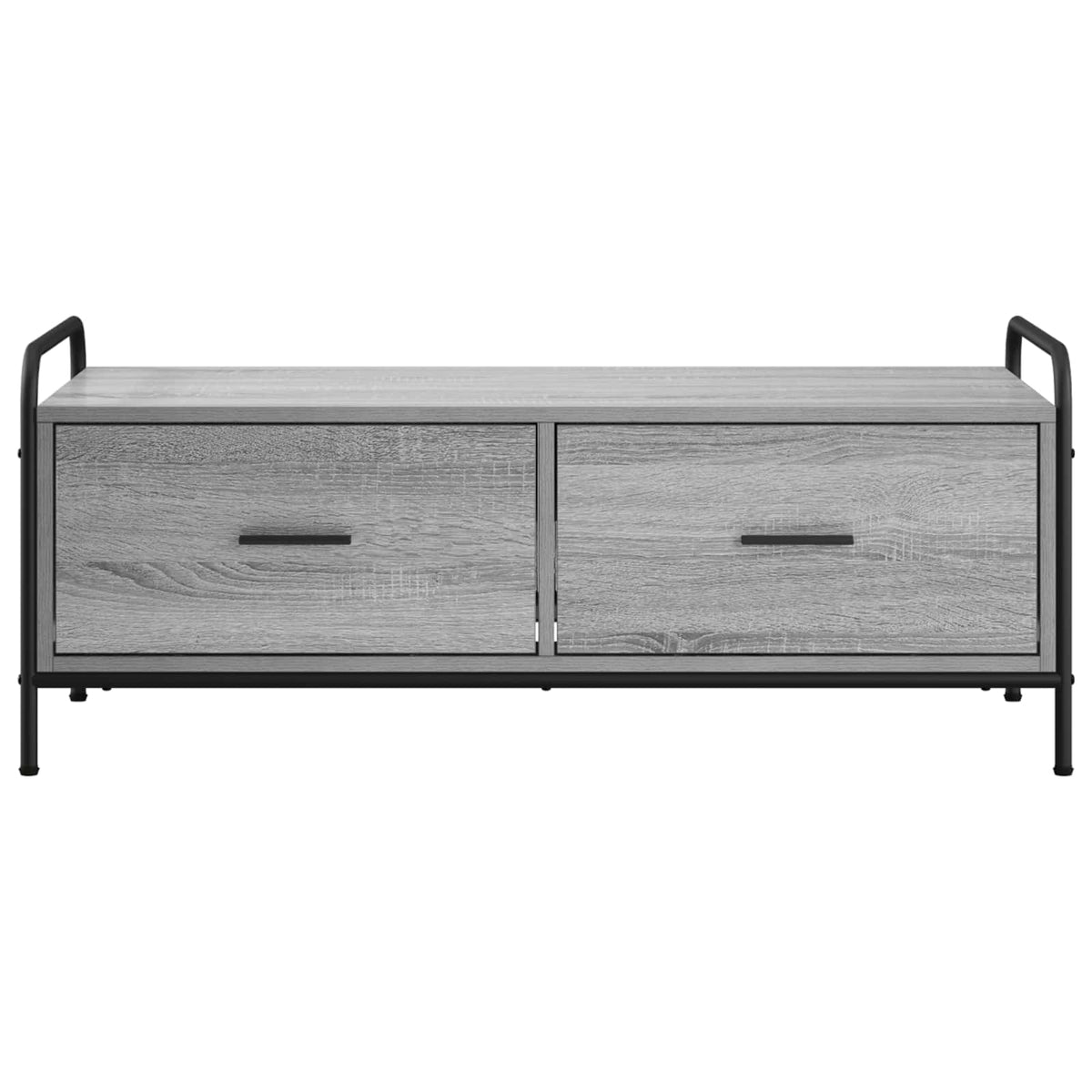 vidaXL Coffee Table Grey Sonoma 99.5 x 49 x 41 cm Engineered Wood
