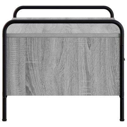 vidaXL Coffee Table Grey Sonoma 99.5 x 49 x 41 cm Engineered Wood