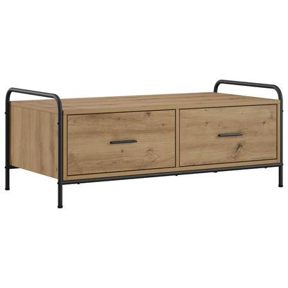 vidaXL Coffee Table Artisan Oak 99.5 x 49 x 41 cm Engineered Wood