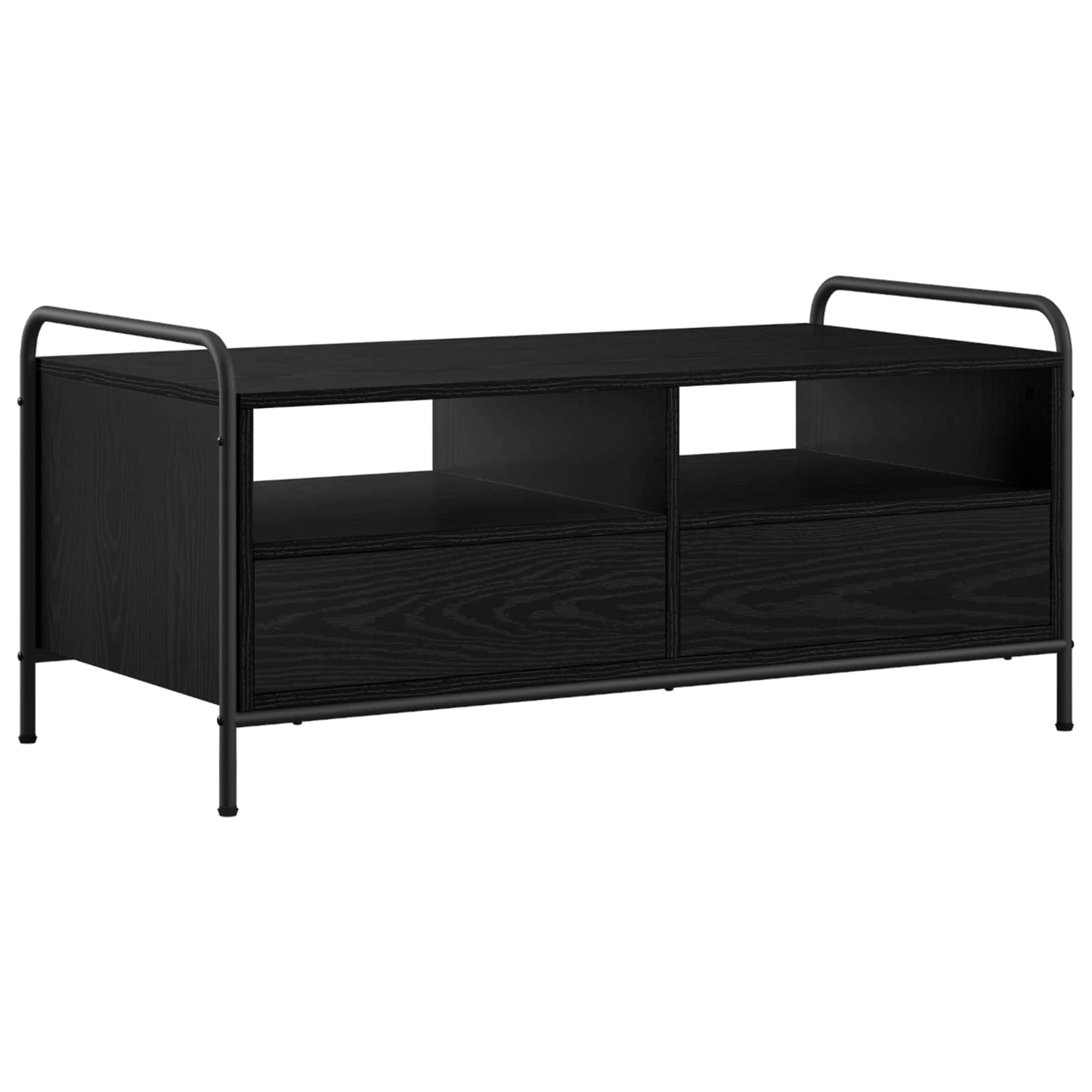 vidaXL Coffee Table Black Oak 99.5 x 49 x 46 cm Engineered Wood