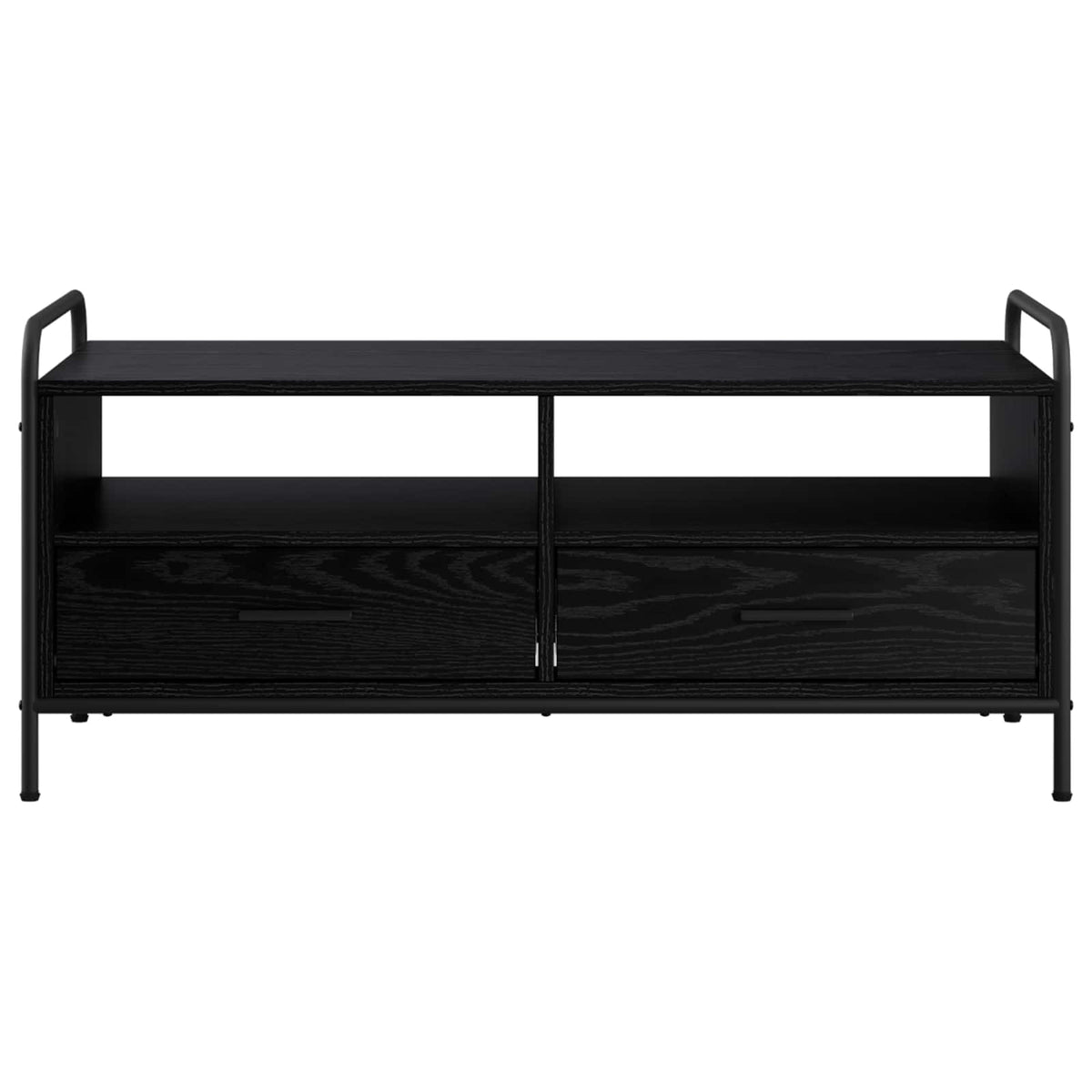 vidaXL Coffee Table Black Oak 99.5 x 49 x 46 cm Engineered Wood