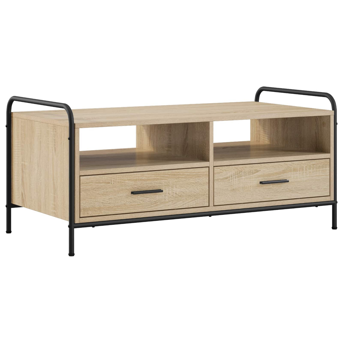 vidaXL Coffee Table Sonoma Oak 99.5 x 49 x 46 cm Engineered Wood