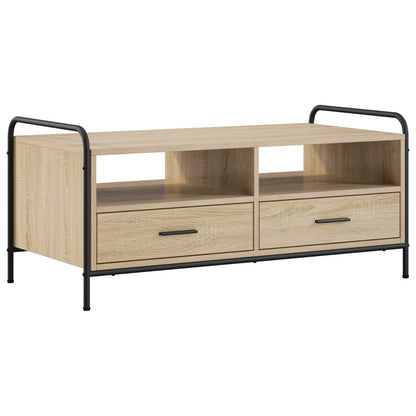 vidaXL Coffee Table Sonoma Oak 99.5 x 49 x 46 cm Engineered Wood