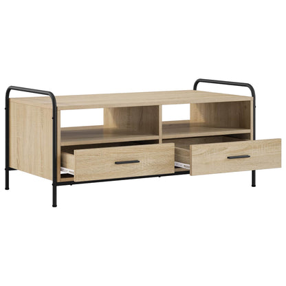 vidaXL Coffee Table Sonoma Oak 99.5 x 49 x 46 cm Engineered Wood