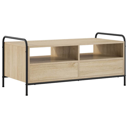 vidaXL Coffee Table Sonoma Oak 99.5 x 49 x 46 cm Engineered Wood