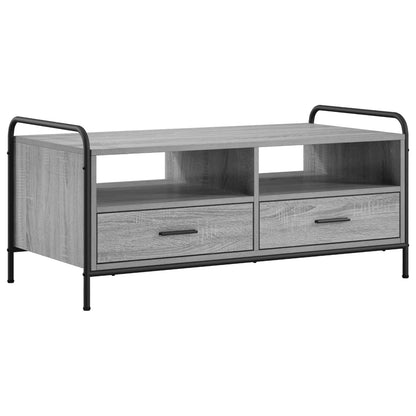 vidaXL Coffee Table Grey Sonoma 99.5 x 49 x 46 cm Engineered Wood