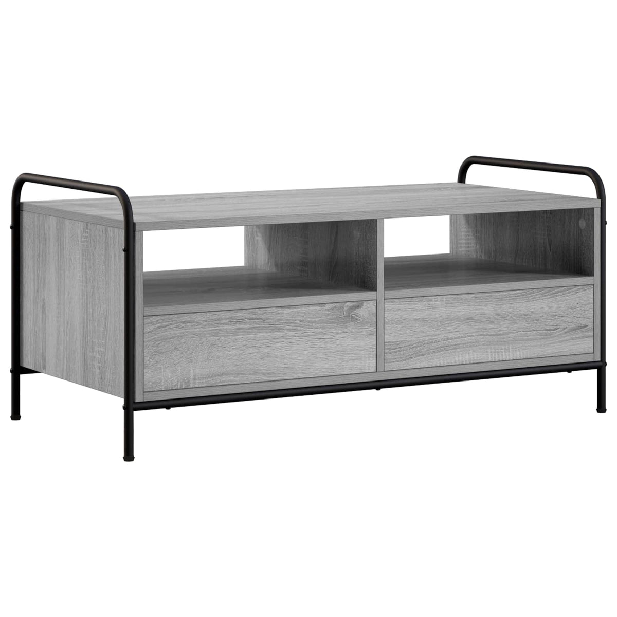 vidaXL Coffee Table Grey Sonoma 99.5 x 49 x 46 cm Engineered Wood
