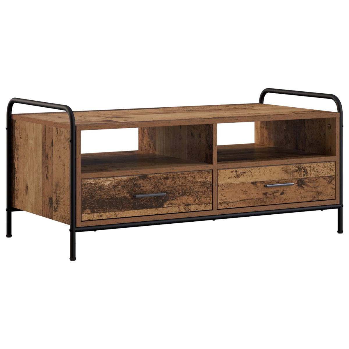 vidaXL Coffee Table Old Wood 99.5 x 49 x 46 cm Engineered Wood