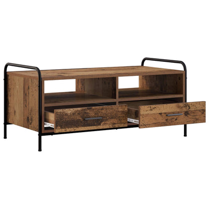 vidaXL Coffee Table Old Wood 99.5 x 49 x 46 cm Engineered Wood